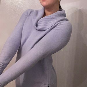 Anthropologie Moth // Lavender Cowl Sweater